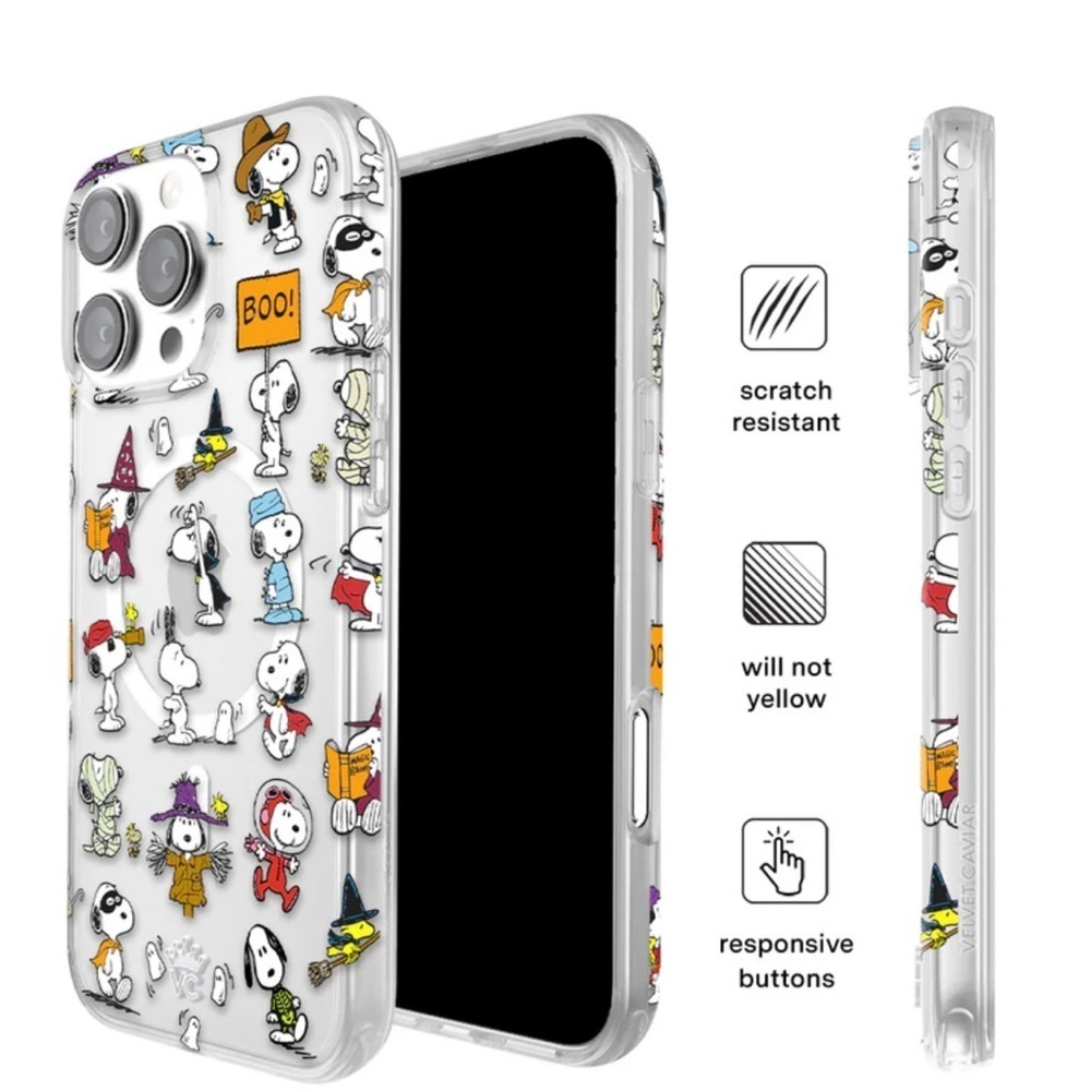 NEW Velvet Caviar Snoopy Spooky Moods iPhone 16 pro max case - Picture 5 of 7
